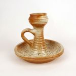 Vintage Wood Ceramic Vase