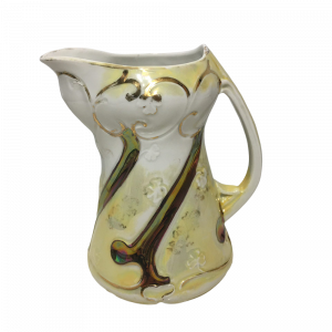 Jlse Porcelain Milk Pitcher Yellow Gold