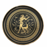 Vintage Greek Porcelain 24K Gold Plate