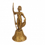 Vintage Antique Greek mythology Goddess Athena brass table hand bell