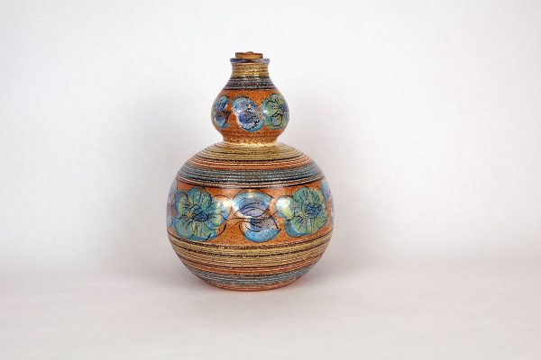 Italian Ceramic Butter Dish Deruta Hand Painted in Italy