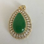 Green stone pendant