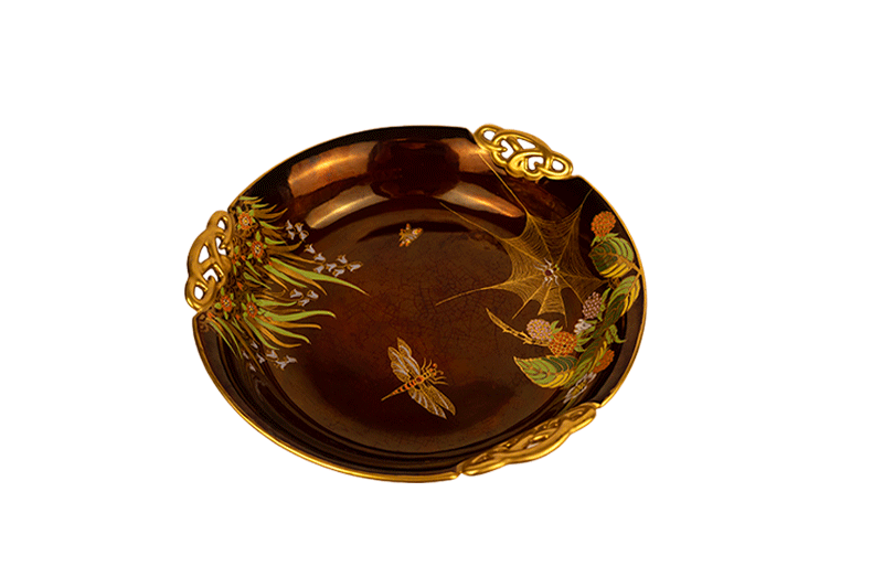 Carlton Ware Rouge Royale Footed Bowl