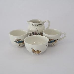 Wedgwood Peter Rabbit children's tea set, 4 - piece.