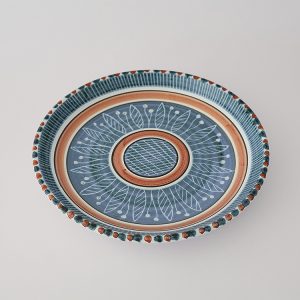 Elle Keramikk hand-painted serving plate from Norway.